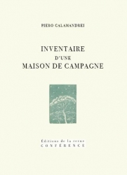 "Inventaire d'une maison de campagne" de Piero Calamandrei